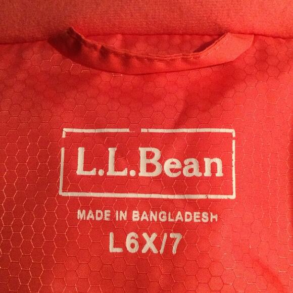 L.L Bean ski/snow jacket Thinsulate insulated size 6x/7 girls - Picture 2 of 7